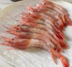 Click to view full screen Langostinos Árticos Dulces de Primera Calidad para Sashimi photo review