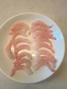 Click to view full screen Langostinos Árticos Dulces de Primera Calidad para Sashimi photo review